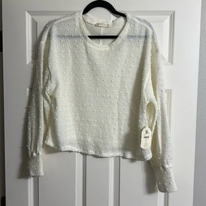 Altard state Long sleeve crop shirt